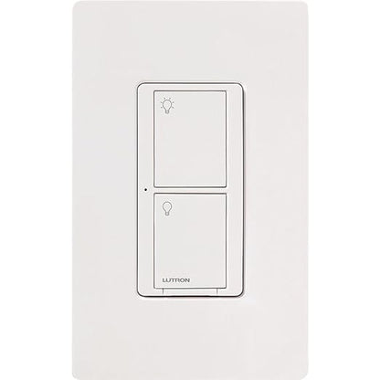 Lutron Caseta Original Smart Light Switch 5 Pack (Lutron Smart Hub Required), for Home, LED Lights, and Fans, 6 Amp, Single-Pole/3-Way, Neutral Required, PD-6ANS-WH, White