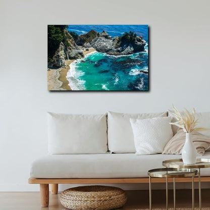 Custom Metal Photo Prints Personalized Picture Gifts with Natural Bamboo Base for Family, Friends and Lovers (Horizontal)