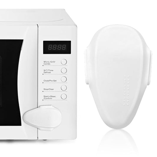 1 Pack Oven Lock for Baby Proofing - Heat Resistant, No Drill Adhesive Stove Door Lock, Child Safety Oven Lock (White)