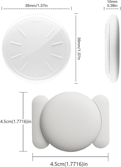 Tracker Device for Vehicles,Real Time GPS Car Tracker Work with Apple Find My(iOS Only),No Monthly Fee Anti-Theft Hidden Car GPS Tracker with Magnetic Case (White,2PCS)
