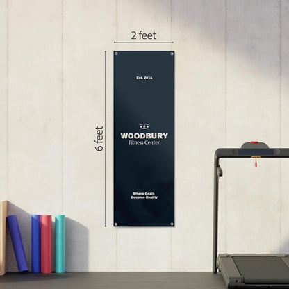 Staples Custom Scrim Vinyl Banner - 24W" x 72L" Quote Banner with 4 Grommets - Durable Outdoor Sign for Events, Promotions, and Business Advertising (Light)