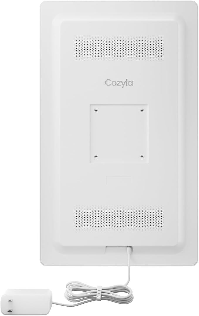 Cozyla Mate Digital Calendar+ 2: 24 Inch Wall Touch Screen Chore Chart Customizable Dashboard Smart Electronic Calendar for Family Schedules Meal Planner Supports All Google Play Apps Wall Mount White