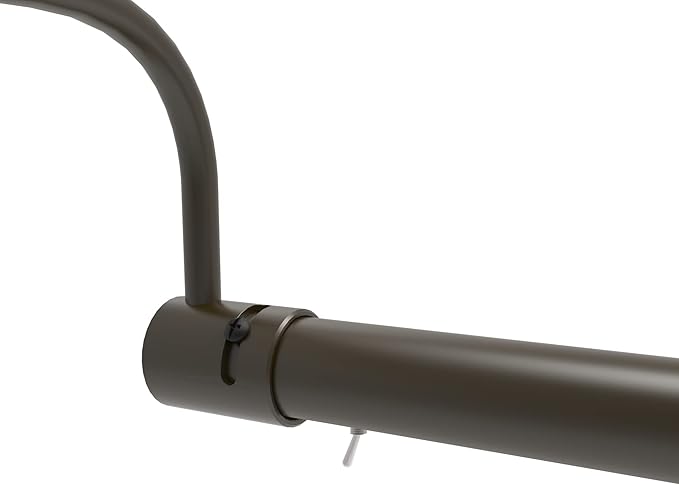Cocoweb 16 Inch Tru-Slim Mahogany Bronze Picture Light - LED, 2700K, Adjustable Arm, Plug-in, Toggle Switch, Sleek and Compact Design