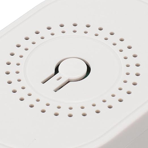 Compact Smart WiFi Switch Timer Voice Control Home Automation Module for Smart Life App for Peace of Mind White 100-240V (W1)