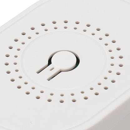 Compact Smart WiFi Switch Timer Voice Control Home Automation Module for Smart Life App for Peace of Mind White 100-240V (W1)