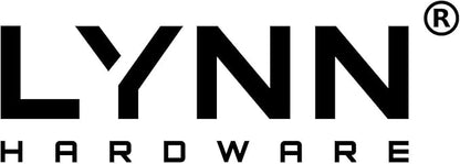 LYNN HARDWARE Commercial Door Lever Lock - Heavy-Duty Locking Door Handle, Designer Door Handles, Cylindrical Lever Lock, Non-Handed Grade 2 Door Handle, Matte Black, Storeroom Function