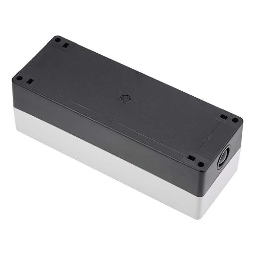uxcell Push Button Switch Control Station Box 22mm 4 Button Aperture White and Black