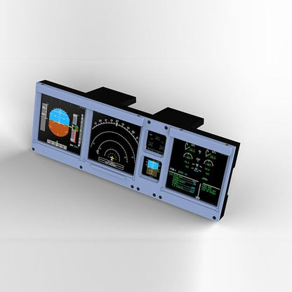 Hoowalt D106 4-in-1 Flight Simulator Display - PFD/ND/ECAM/E/WD for MSFS 2020/2024, Compatible with PMBG, FBW NEOV2 | Windows Home Cockpit Panel for A32X/A35X/A38X