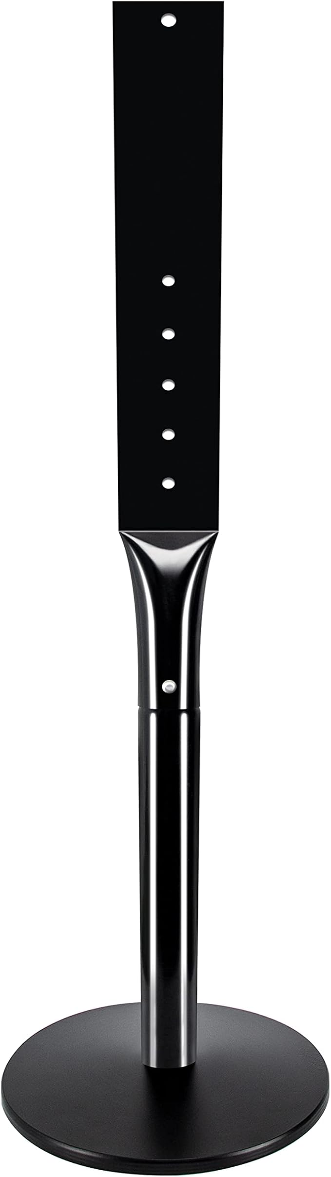 Heavy Duty Parking Sign Base Cast Iron 48" Parking Sign Post, Heavy Duty Cast Iron Sign Holder Base, Movable Sign Stand Suitable for Hanging Warning, Notice, Guiding Sign Display Stand (Black)