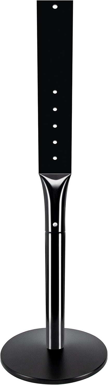 Heavy Duty Parking Sign Base Cast Iron 48" Parking Sign Post, Heavy Duty Cast Iron Sign Holder Base, Movable Sign Stand Suitable for Hanging Warning, Notice, Guiding Sign Display Stand (Black)