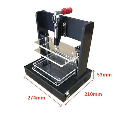Universal PCB Test Stand, PCBA Test Rack Embryo Frame DIY Circuit Board Fixture Testing Jig 180x160MM with 4 Acrylic Board