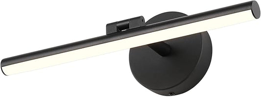 Hardwired Adjustable Lighting Matte Black Modern LED Picture Lights for Paintings 15.7'' Inch Long Swing Arm Metal Art Lights Warm White 3000K
