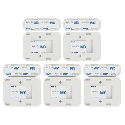 Simplisafe Entry Sensor Adhesive | Mounting Tape for Simplisafe Door, Entry, and Contact Sensor | Easy Mount, No Cutting, Peel and Stick (5 Pack Sensor + 5 Magnet Side)