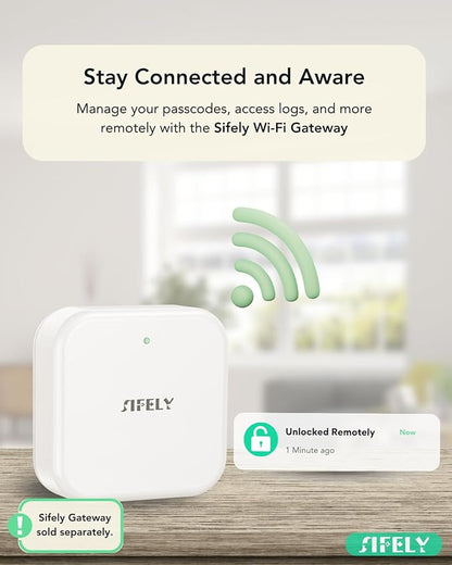 Keyless Entry Smart Deadbolt with Keypad – App Control & Auto-Lock for Home, Airbnb & Rental, 150+ Codes, Easy DIY Install (No Fingerprint), Alexa & Google Compatible