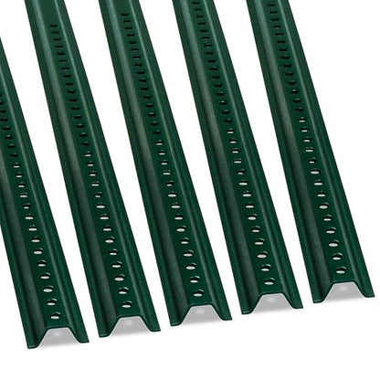 SmartSign U-Channel Sign Post, Medium Weight | 6' Tall Baked Enamel Steel Post - Pack of 5
