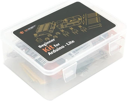 DFRobot Basic Electronics Starter Kit for Beginners - with UNO R3 Board, Compatible with Arduino IDE, 83 Labeled Components & 12 Step-by-Step Tutorials - Frustration-Free for College STEM