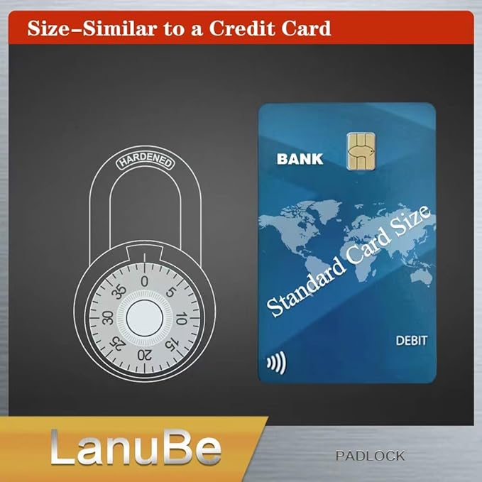 LanuBe Standard Dial Combination Lock, 2 in. Wide, with Different Combinations, Red Turnplate, Pack of 24; Lock for School, Employee, Gym Sports Locker, Case, Toolbox and so on