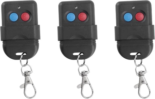 3X 8 Dip Switch 330Mhz Smart Copy Remote Control Fixed Code 2 CH Duplicator for Gate Garage Door Opener or Alarm System