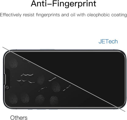 JETech Privacy Full Coverage Screen Protector for iPhone 14 Plus 6.7-Inch with Camera Lens Protector, Anti-Spy Tempered Glass Film, 2-Pack Each