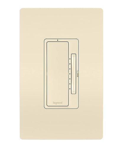 Legrand Radiant with Netatmo Smart Wi-Fi Enabled Tru-Universal Rocker Dimmer Switch in Light Almond, WNRL50LA