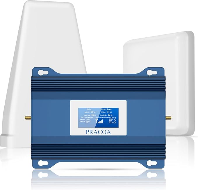 Verizon Cell Phone Signal Booster T Mobile Cell Booster AT&T Cell Signal Booster 5G 4G LTE 3G Cricket US Cellular Sprint Verizon Cell Phone Booster for All US Carriers for Band 2/4/5/12/13/17/25/66