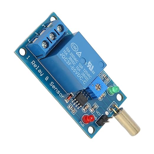 Tilt Angle Sensor, Tilt Sensor Module, DC 5V Tilt Sensor Module 45 90 Degree Angle Relay Alarm Board, Tilt, Electroniccomponents