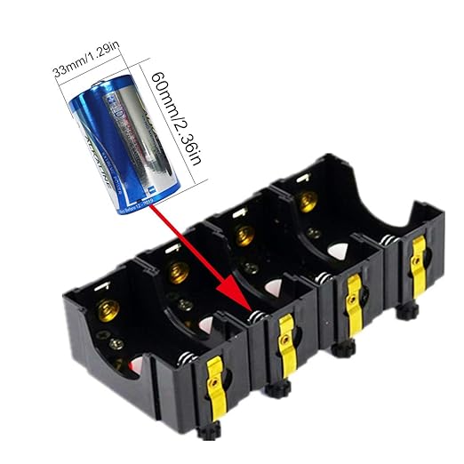 6pcs Series or Parallel D Battery Holder:Used for Physics Laboratory,School Electronic Experimenting,Great for Demos Teaching Basic Principles of Electricity & How a Simple Circuit Works
