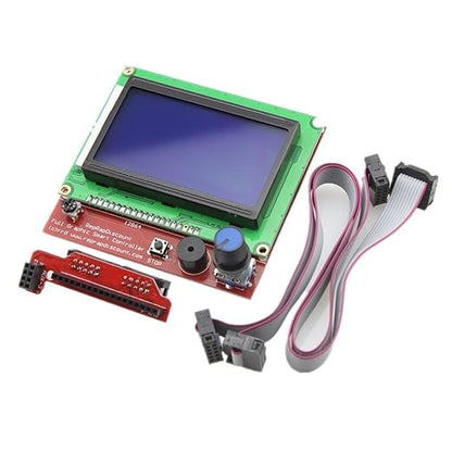 OSOYOO 3D Printer Controller Kit Ramps 1.4 + Full Graphic Smart Display Controller + Mega2560 + A4988 Stepper Motor Driver for RepRap (Ramps 1.4+12864LCD+Mega2560+A4988Driver)