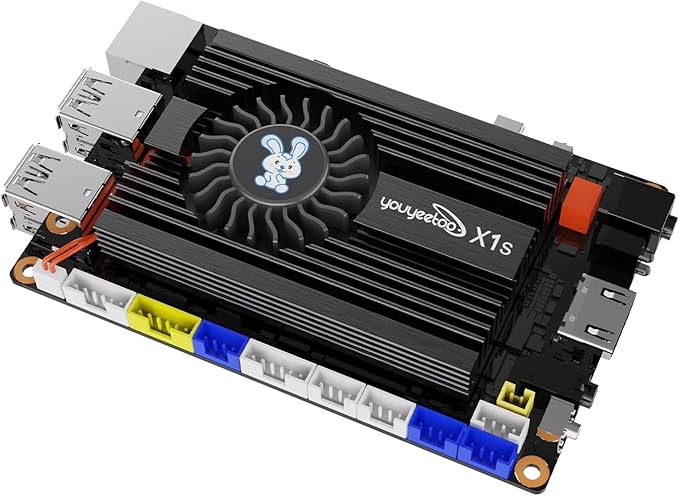 WayPonDEV youyeetoo X1s X86 Single Board Computer - A 64bit Windows 10/11/Linux Mini PC with Celeron N5095 CPU, Support Optional WiFi&BT NFC, PCIe3.0 M.2 2280 NVMe or SATA SSD (X1s 4+64GB)
