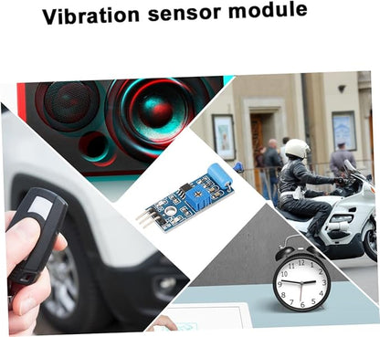 TEHAUX 10pcs Normally Closed Type Sensor Module for Alarm Systems Detection Compatible Microcontrollers for Theft Alarms Earthquake Alerts and Vehicles