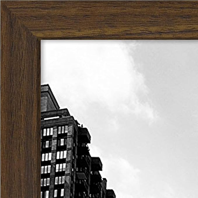 Americanflat 11x17 Picture Frame with Shatter-Resistant Glass - Signature Collection - Gallery-Style Frames Made of Engineered Wood - Photo Frame for Wall Display - Walnut