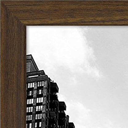 Americanflat 11x17 Picture Frame with Shatter-Resistant Glass - Signature Collection - Gallery-Style Frames Made of Engineered Wood - Photo Frame for Wall Display - Walnut