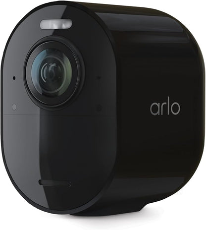 Arlo Ultra Add-On Security Camera 4K HDR (3rd Gen, 2025 Release) - Requires SmartHub, Wireless Outdoor Camera, Battery Power, Emergency Response, Event Caption, 1-Mo Trial of Secure Plan, 1 Cam, Black