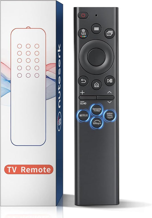 Replacement Remote Control for Samsung Smart TVs – Ready to Use, Universal Remote Compatible with Samsung Frame Curved QLED Crystal UHD TVs