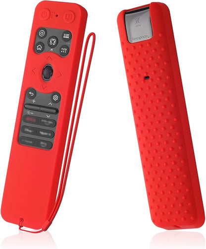 Silicone Case for LG MR25GA Remote Cover Compatible with 2025 LG OLED Smart TV C5 B5 G5 M5 Series Remote Protective Case Cover (red)