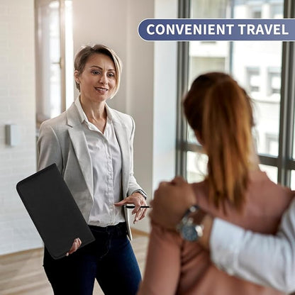 Portable Zippered Key Case,Organizer Waterproof Key Binder with 36 Key Hooks and Tags,Portable Key Storage for Rental Management Real Estate Sales Hotel Executives and Car Service