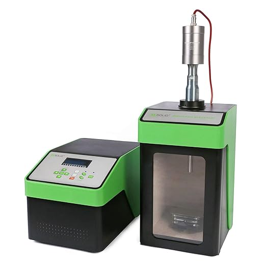 U.S. Solid 150 W Ultrasonic Homogenizer - 6 mm Probe, 5-100 ml Sample Capacity, Laboratory Sonicator Processor, Research Cell Disruptor & Industrial Mixer