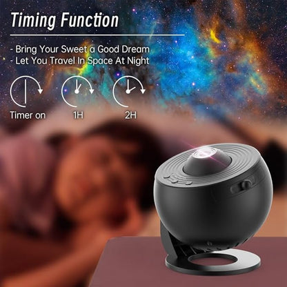 Star Projector,Rusoso Planetarium Galaxy Projector,Popular Science Projector lamp 4K HD 13PCS Film Discs Nebula Ceiling Starry Skylight Light,for Kids Adults Ceiling Bedroom Living Room,Party