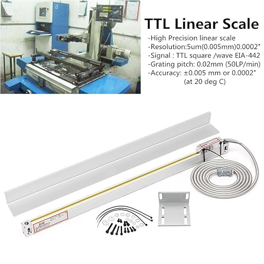 2/3 Axis Digital Readout and TTL Precision Linear Glass Scale DRO Encoder for Milling Lathe. Note:Display&Scales Sold Separately,Pls Select The Size Options! (2 Axis Digital Readout Display ONLY)