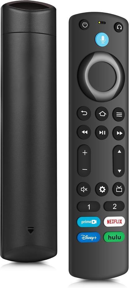 Replacement-Voice-Remote Fit for Fire-Smart TV Stick/TV Cube, Stick 4K/4K Max(1st / 2nd Gen), Stick HD/Lite, Smart TV 3rd Gen, Compatible with Insignia/Pioneer Smart TVs