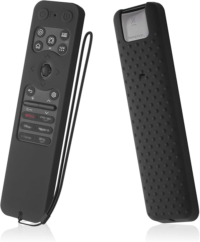 Silicone Case for LG MR25GA Remote Cover Compatible with 2025 LG OLED Smart TV C5 B5 G5 M5 Series Remote Protective Case Cover (Black)