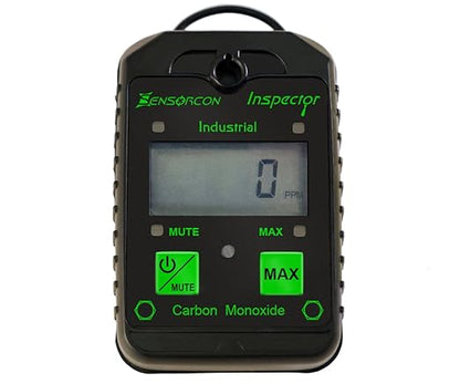 Industrial CO Carbon Monoxide Monitor with Visual, Audible and Vibrating Alerts, Waterproof