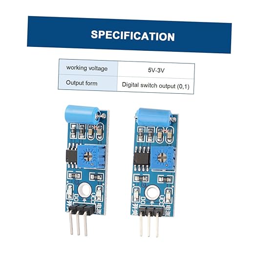 Luxshiny 10pcs Normally Closed Type Sensor Module Alarm System for Theft and Earthquake Detection Microcontroller Compatible Low Level Output Trigger
