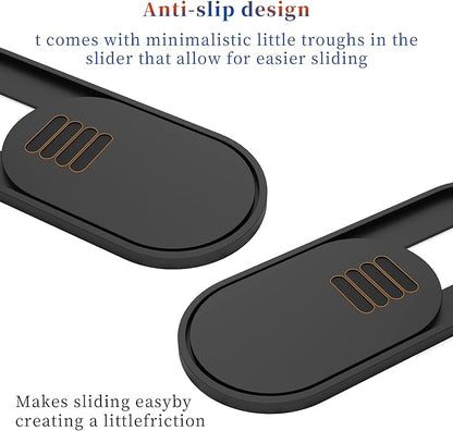 3 Pack Ultra-Thin Camera Cover Slide for Tesla Model 3 / Y Interior Cabin Camera Laptop PC Front-Facing Webcam Sticker Blocker Protect Your Privacy (Classic Version)