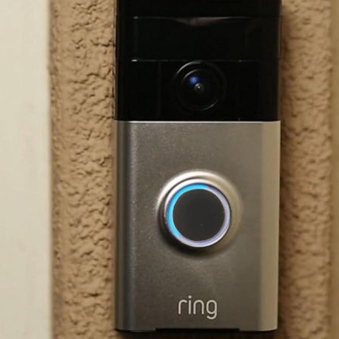 PIAOLGYI Replacement Button for Ring Video Doorbell Plus,Accessories Compatible with Ring Doorbell(Black)