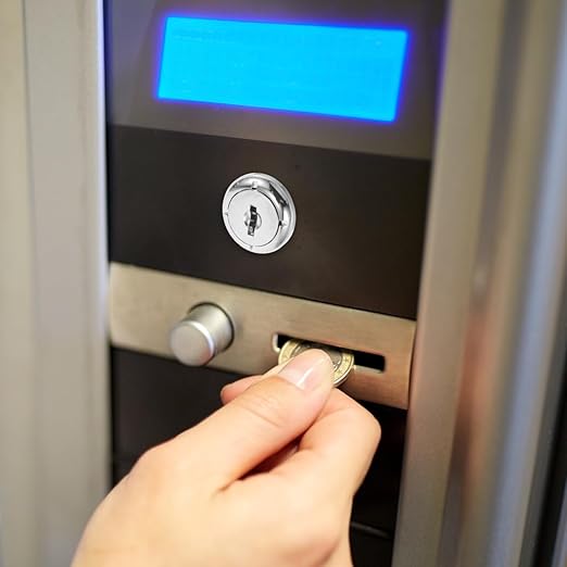 Garneck Vending Machine Lock Key Set Replacement Lock for Soda Vendor Vending Machine for Gumball Candy Snack Dispensers Easy Installation