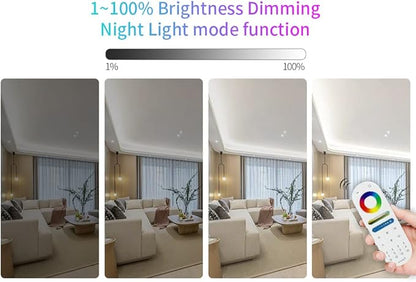 5in1 LM052 Tuya Zigbee3.0 LED Controller Support Monochrome CCT RGB RGBW RGBCCT PWM LED Strip Compatible with Echo Plus Echo(4th Gen) Philip H-UE Home-kit Gateway Work with WR01RF WR02RF etc