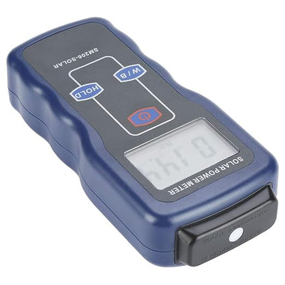 Digital Solar Power Meter, Sun Light Energy Measuring Tester for Testing Car Window Performance, Handheld Portable Sunlight Intensity Meter, W/m2 Meter