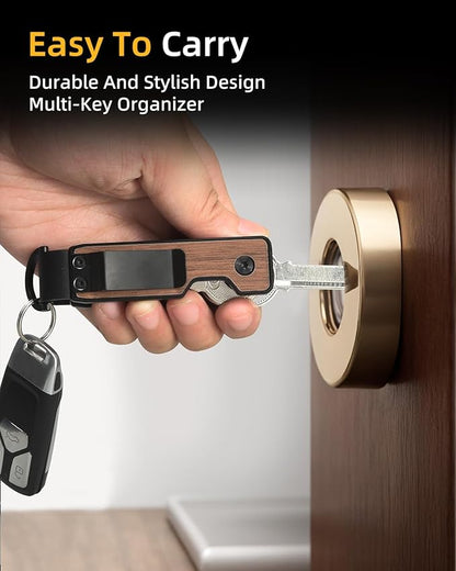 Keychain Key Holder Keychain Tile For Men/Women Key Finder Ring/Organizer for Car Keys Keyring Accessories 2-5 Keys