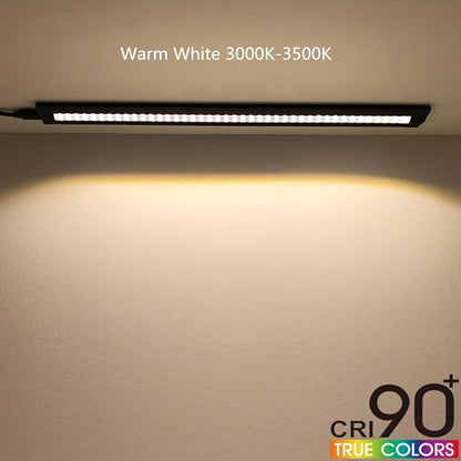 inShareplus LED Under Cabinet Lighting, 13 inch Dimmable, Warm White 3500K, CRI90+, 450Lumens, DC 12V Ultra Thin Under Counter Kitchen Lighting for Kitchen, Shelf, Cupboard, Black, 3 Pack